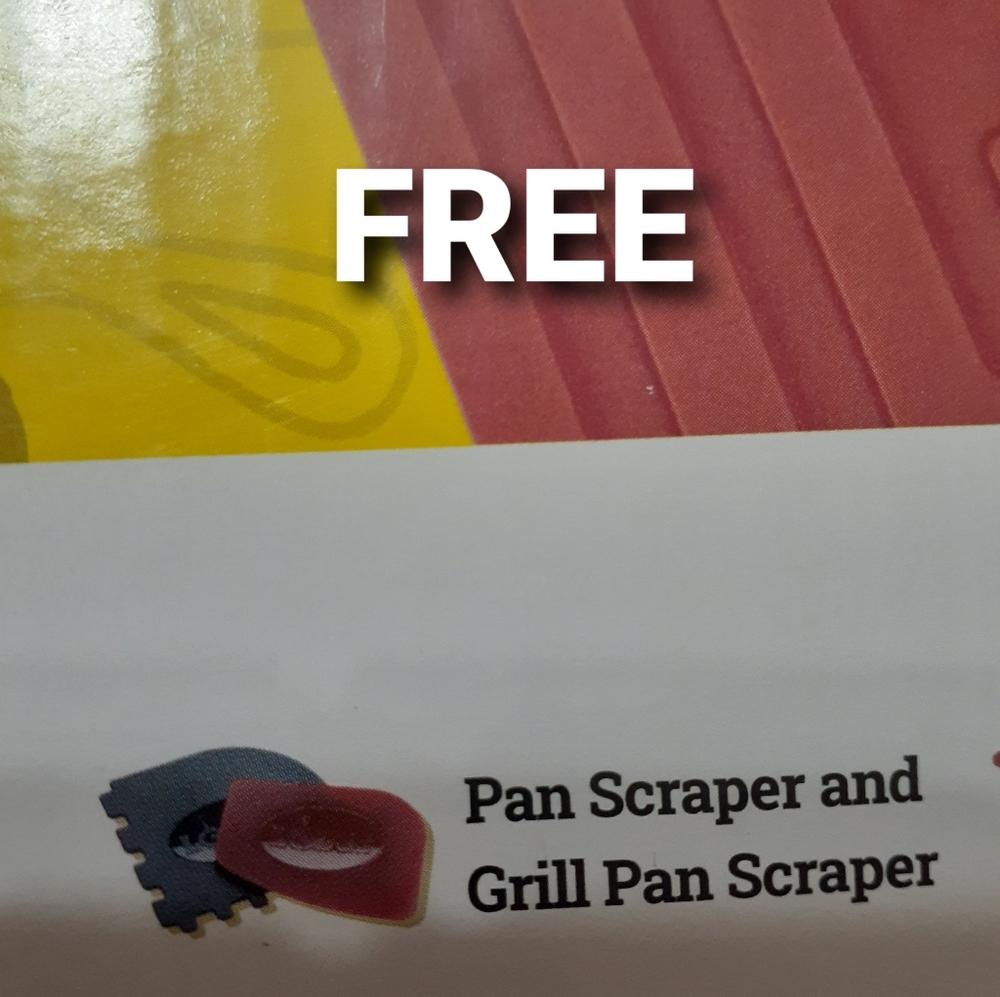 NWOT Lodge Cast Iron Grill Pan ONLY 10.25 inch with free SCRAPERS - Picture 7 of 9